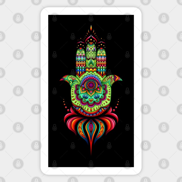 hamsa eye charmed Sticker by EGGnTEDDY